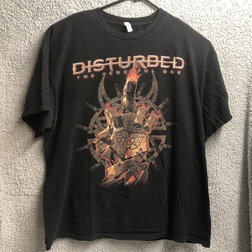 Disturbed The Vengeful One World Tour 2016 Rock Gildan Tag T-shirt Large